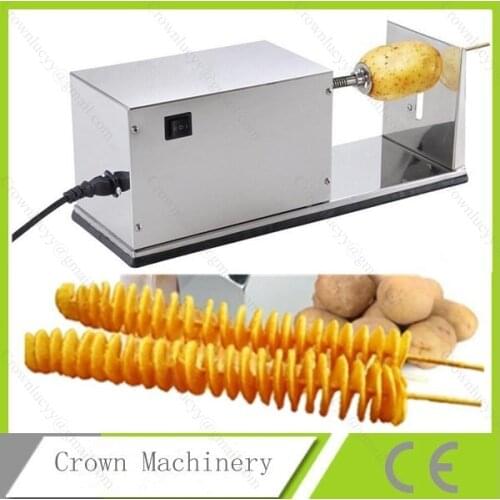 Electric potato cutter machine;Electric Twist Potato Tornado Slicer