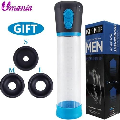 Electric Penis Pump Male Masturbator Sex Toys for Men Penis Extender Penile Vacuum Pump Male Enlarger Sex Toy