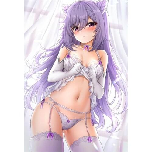 Fuzhen Boutique Decals Exterior Accessories Genshin Impact Car Stickers Sexy Girl Cartoon Anime Decal