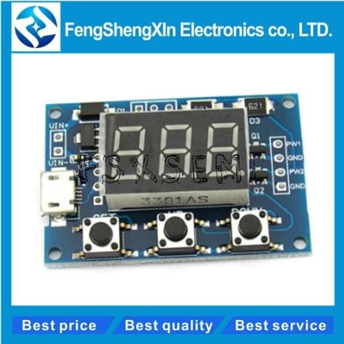 PWM Generator 2 Channel Dual Way Digital LED Duty Cycle Pulse Frequency Board Module DC 5-30V Micro USB 5V Power Independent