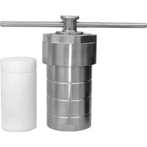 Hydrothermal Autoclave Reactor Vessel Kettle Hydrothermal Synthesis Vessel Kettle with PTFE Line 100ml