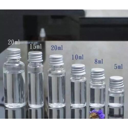 20pcs 5/10/15/20/30/50/60/100ml cream lotion cosmetic perfume container travel kits empty small plastic bottle with screw cap