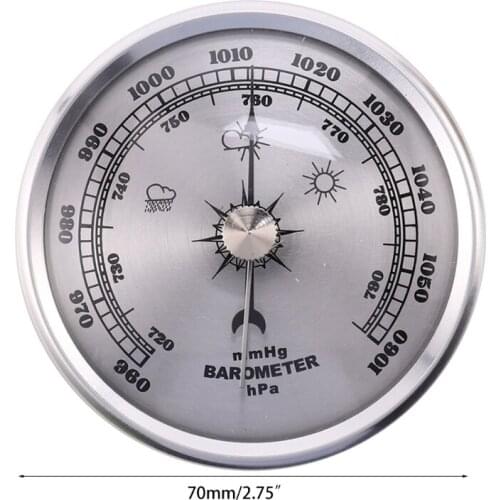 Type Barometer with Thermometer Hygrometer Weather Station Barometric Pressure M E5BE