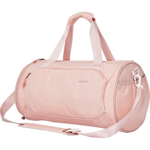 Mixi Travel Bag Yoga Fitness Gym Bag Waterproof With Shoes Pocket Handbag Shoulder Bag