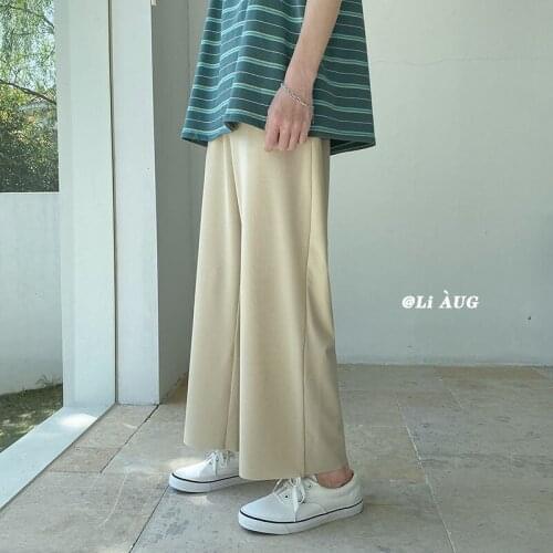 Men Casual Pants Black Gray 2021 Neutral Summer Ice Smooth Thin For Women New Package Mail Movement Breathable Leisure