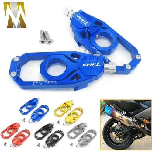 For YAMAHA TMAX530 TMAX 530 T-MAX T MAX 2013 2014 2015-2019 Motorcycle Chain Adjuster Tensioner Rear Axle Spindle Accessories