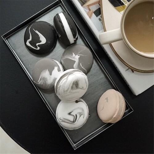 Retro Silver Storage Tray Nordic Rectangle Metal Plate Office Table Sundries Organizer Trays Simple Cupcake Dessert Tea Set Tray