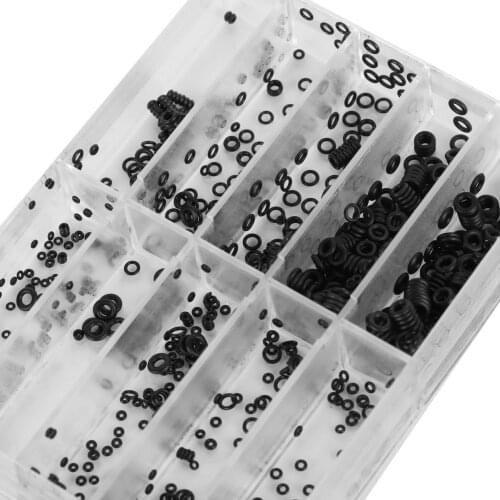 800pcs/box Rubber Washer Watch Crown O-Ring Watch Head Waterproof Seals Gasket Watch Repair Tool Accessory for Watchmaker