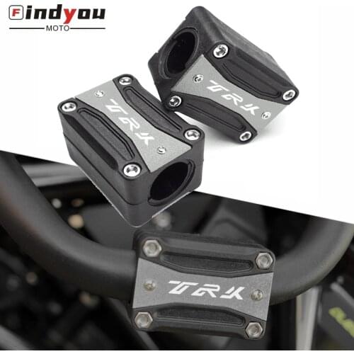 Universal Motorcycle Engine Guard Bumper Protection Decorative Block Crash Bar For Benelli TRK502 TRK 502 BJ500 Black Titanium