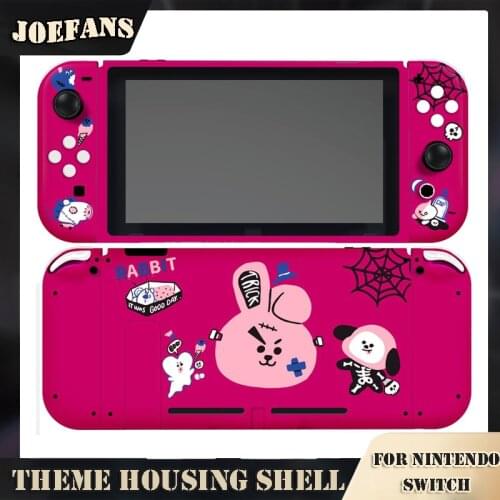 For Nintendos Switch Joy-Con Replacement Housing Shell Cover NS NX Console Back Plate Front Middle Frame JoyCon Controller Case