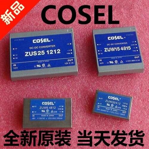 ZUW154815 Iso DC-DC Converter, Vin 36to75 VDC, Vout +/-15VDC, I/O isolation 500V ac