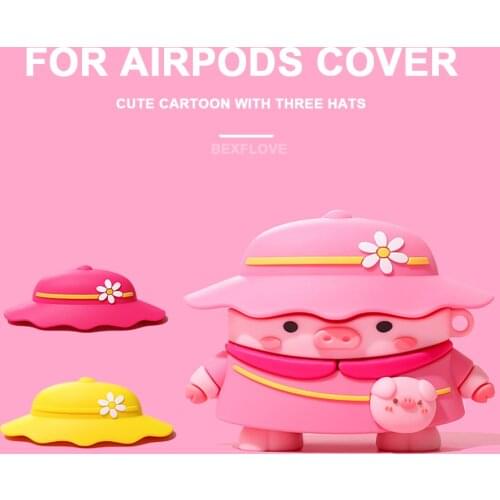 3D Earphone Case For Airpods pro 2 3 Case Silicone Cute Dog Bear Cartoon Cover For Apple Air pods Bluetooth Earbuds Earpods Case