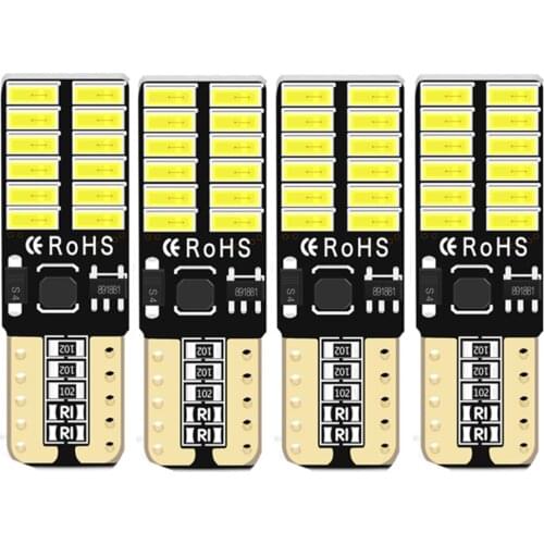 4x Canbus T10 LED W5W 168 194 Clearance Parking Lights For Mercedes Benz W211 W221 W220 W163 W164 W203 C E SLK GLK CLS M GL