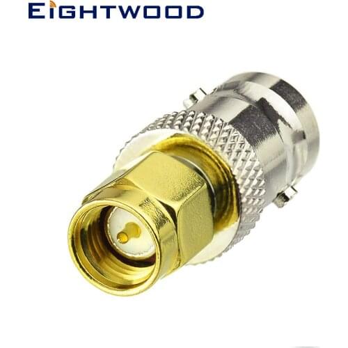Eightwood Car Radio Adapter Walkie Talkies Antenna BNC Female to SMA Male Connector for Icom IC-T90A Kenwood TH-D7 Yaesu VX-5R