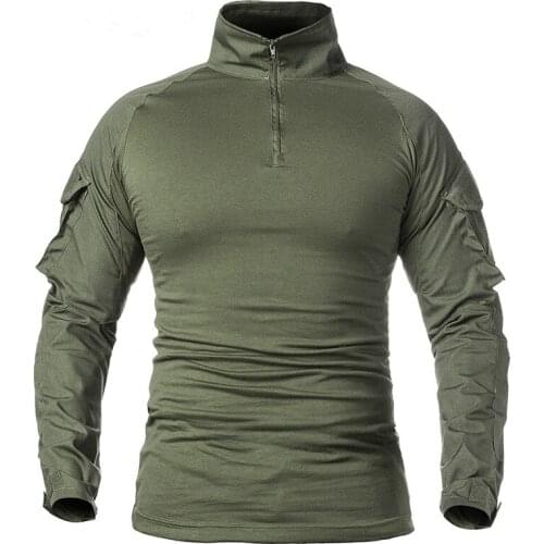 Men Army Tactical T shirt SWAT Soldiers Military Combat T-Shirt Long Sleeve Camouflage Shirts Paintball T Shirts 5XL