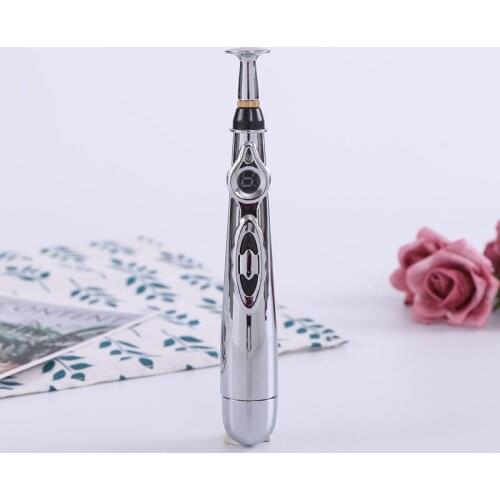 Electronic Acupuncture Pen Pain Relief Therapy Massage Handheld Pen Acupuntura Body Head Leg Muscle Tool can CSV