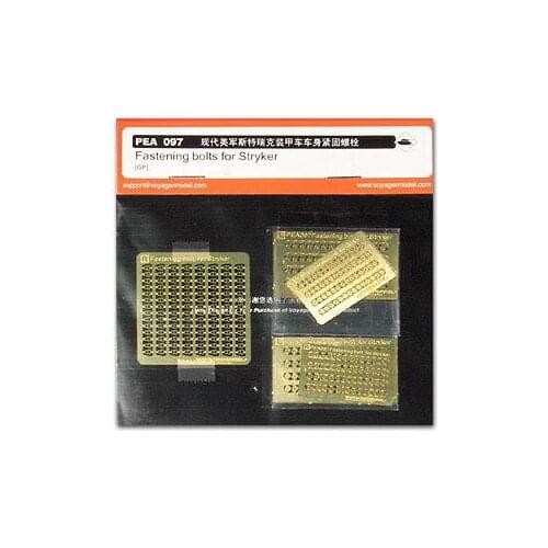 KNL HOBBY Voyager Model PEA097 US & ldquo; Stricker & Rdquo; Wheeled Armored Car Body Fastening Bolt Metal Etching