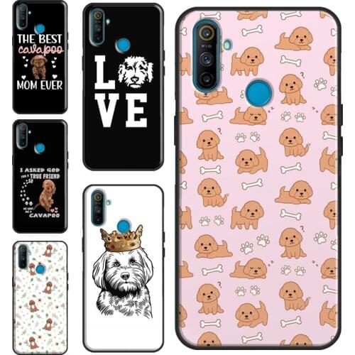 Cartoon Cavoodle Cavapoo Case For OnePlus 8 Pro 9 Pro Nord 7T 8T 9R Cover For Realme C21 C15 C11 C3 GT Q3 6 7 8 Pro