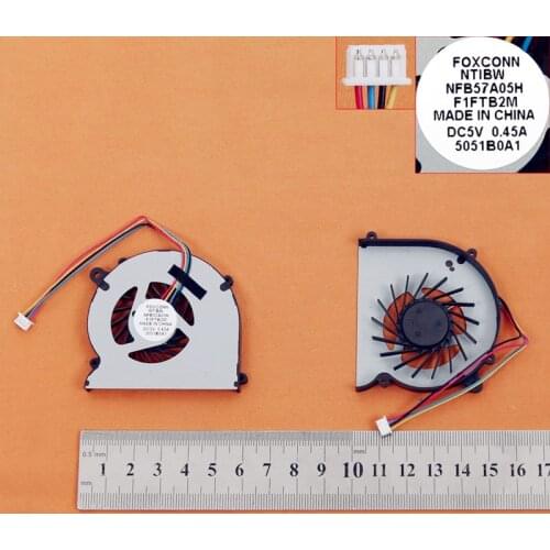 New Laptop Cooling Fan for FOXCONN AT7000 AT-7000 ( 4pin ,Original) PN:NFB57A05H F1FTB2M DC5V 0.45A eplacement Repair