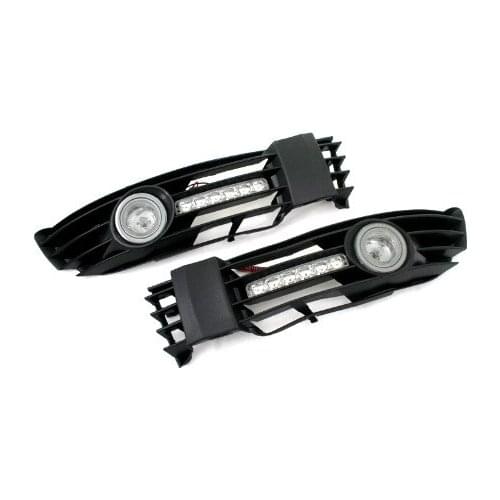 Angel Eye Fog Light With LED Day Time Running Light For VW Volkswagen Passat B5.5