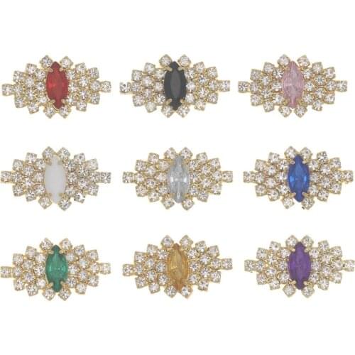 New 10pcs 35mm Butterfly Rhinestone Flatback Button For Craft Diy Handicraft Acryl Embellishment For Home Decoration Accessories