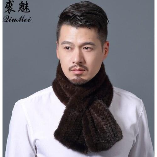 QiuMei Men's Knitted Scarves