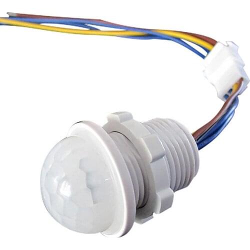 LED 120-240V PVC Human Body Infrared Sensor Suitable For Automatic Lighting Of Corridors Corridors Bathrooms Basements