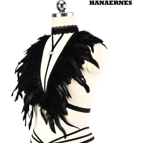 Women Top Body Elastic Harness Pole Dance Dance Wear Women Bondage Body Chest Harness Garter Goth Set