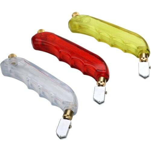 1pc Pistol Grip 0iled Glass Cutter Tungsten Carbide Stained Glass Cutting Tool Hand Tools Color Random