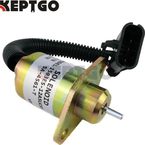 1503ES-12A5UC9S, SA-4561-T, 25-15230-01 Fuel Shutoff Solenoid For Kubota V1505 D1505