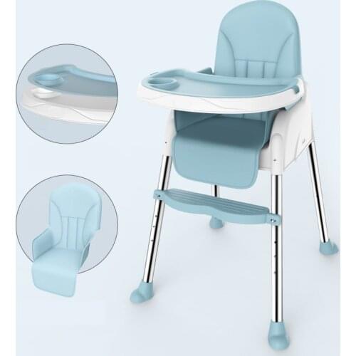 2 in 1 Baby Dining Chair Multifunctional Baby Feeding High Chair Adjustable Portable Kids Booster Seat Children Safety Seat