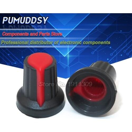 20PCS WH148 knob knob plastic knob AG2 15X17mm type potentiometer amplifier knob