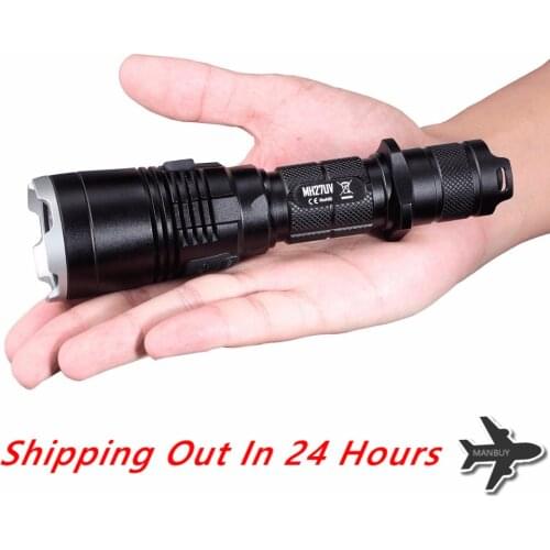 2020 NITECORE 1000LM MH27UV Tactical Far-reaching Blaze Red Blue and 365nm Ultraviolet LED Recharging Capabilit Flashlight Torch