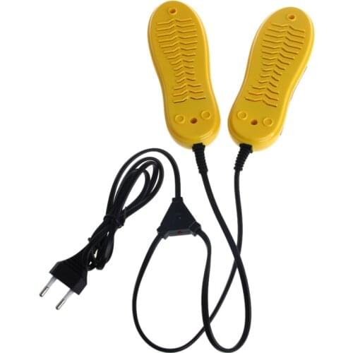 220V 10W EU Plug Racing Car Shape Light Voilet Shoe Dryer Odor Deodorant Heater