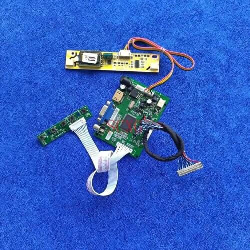 30 Pin LVDS HDMI-compatible VGA AV For LQ164M1LA4A/LQ164M1LA4AB monitor 1920*1080 DIY Kit screen 2CCFL LCD controller drive card