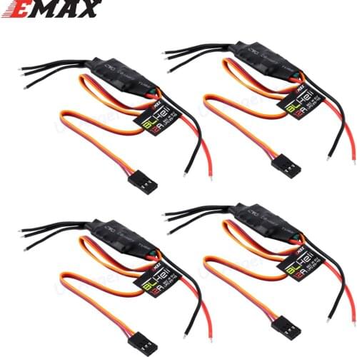 4pcs/lot Emax BLHeli Series 12A 20A 30A ESC electronic Speed Controller with BEC for RC Drone FPV DIY Multirotors Fixed-wing