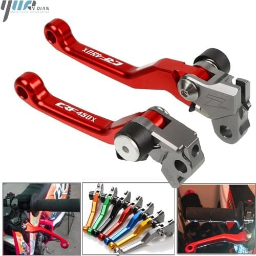Motorcycle CNC Aluminum Pivot Brake Clutch Lever For Honda CRF450X CRF 450X CRF450 X 2005-2017 2016 2015 14 Dirt Bike Motocross
