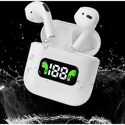 2021 PRO 9 ANC TWS Bluetooth 5.0 Wireless Headset Sports Noise Reduction HiFi Stereo Music Touch Earphones With Microphone