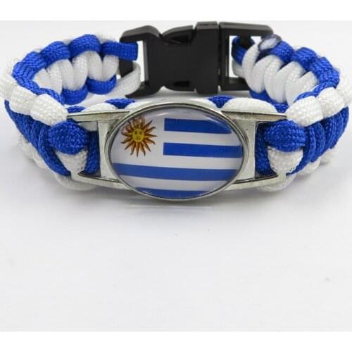 Infinity love uruguay bracelet uruguay country bracelet fashion man and woman handmade rope bracelet uruguay bangles