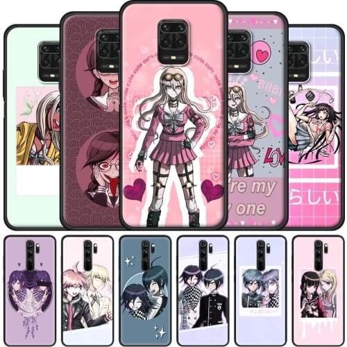 Phone Case for Xiaomi Redmi Note 9S 8T 9 Pro 9A 7 8 K30 7A 8A 9C 9i 10X 6A 4G Soft Black Shell Cover Top Games Danganronpa