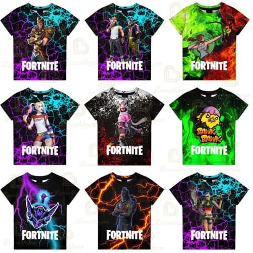 Fortnite Shoot Hero Victory Children Kids T-shirt Battle Royale 3d Tshirt Boys Girls Tops T-shirt Teen Clothes