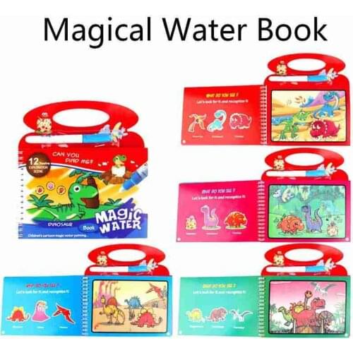 Childrens Magical Clear Water Water Picture Book Water Picture Book Kindergarten Environmental Protection Color Painting Board