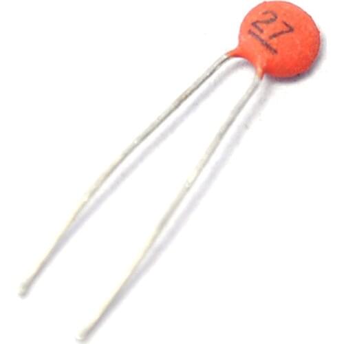 100PCS/LOT Ceramic Capacitor 27PF 27P 50V