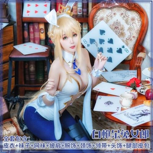 Anime Fate Grand Order Altria Pendragon Game Cosplay Costume Bunny Daily Women Carnival Party Uniform Brand New
