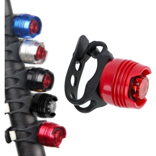 LEEPEE Safety Warning Lamp Cycling Light Helmet Red White LED Flash Lights Bike Front Rear Tail