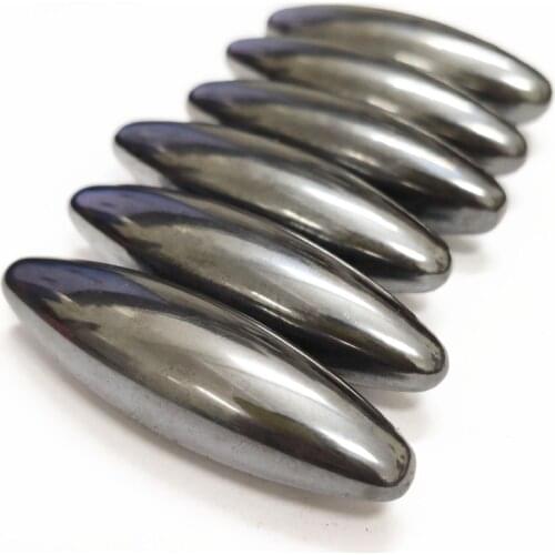 2PCS-10PCS/lot Y30 Oval Black Polishing Ferrite Magnet 60*18 mm Balls Permanent Magnet 60 mm x 18 mm Buck