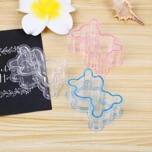 Mini bear storage box wedding and party baby shower baby full moon candy boxes desktop storage gift box F20172905