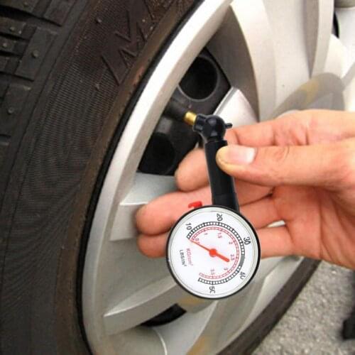 Motor Car Bike Mini Tyre Tire Gauge Dial Meter Pressure Vehicle Tester Auto Motorcycle Diagnostic Tools Car Accessories