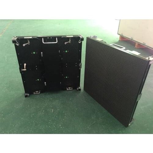 Outdoor IP65 RGB matrix led screen 500*500mm 104*104 P4.81 full color LED die-casting aluminum rental display cabinet aliexpress