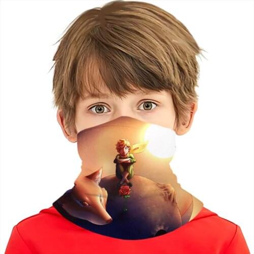 2021 New Spring Kids Scarf Little Prince Head Scarf Autumn Winter Boys Girls Scarves Neck Children Neckerchief